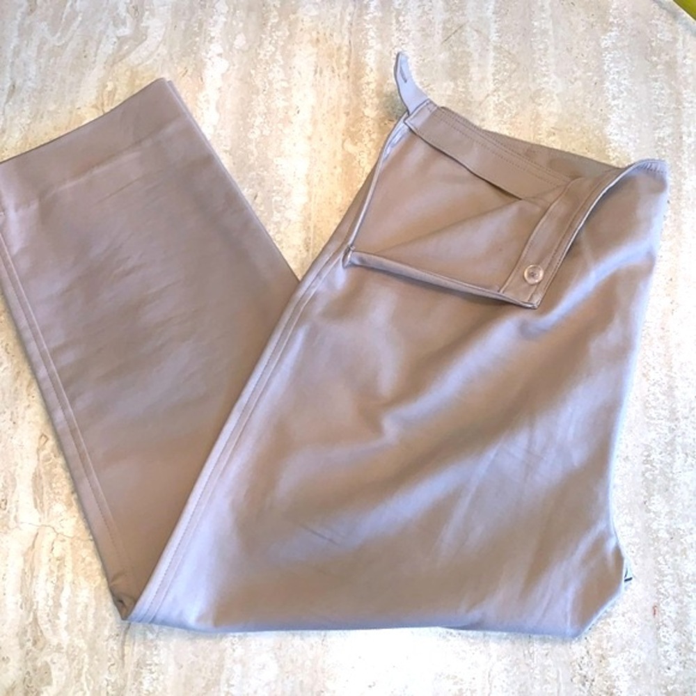 ST. JOHN Spring 2014 collection capri pant, cotton blend, side zip, ankle. 8 - Picture 5 of 17